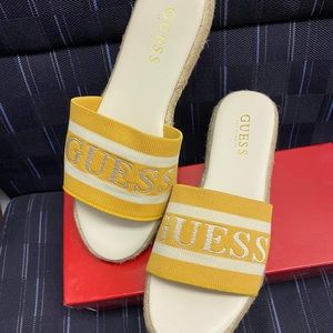 SOLD!Mustard Carlita Guess Summer Sandals